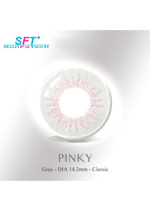 Pinky Gray - Contact Lens
