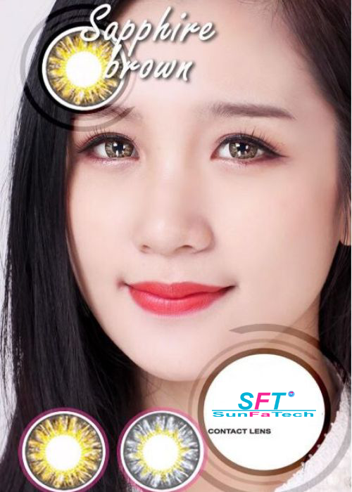 Contact lens Sapphire-Brown