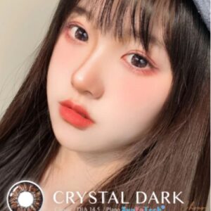 contact lens crystal dark choco